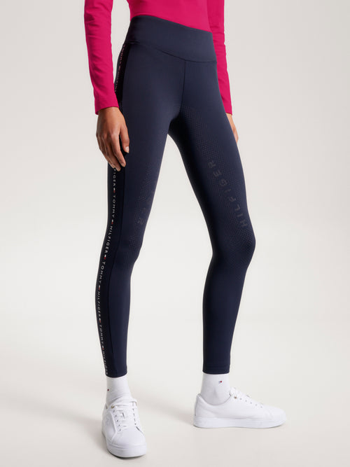 Legging tommy femme sale