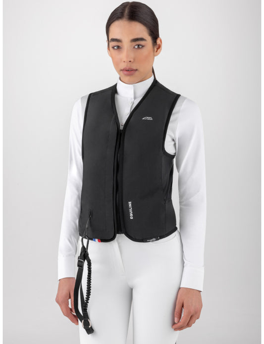 Gilet airbag Éclair Noir Equiline