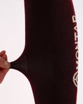 Chaussettes Bambou Long Socks MONTAR Bordeaux