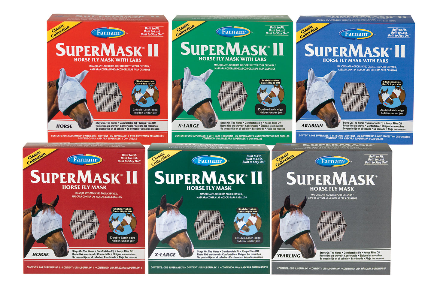 Masque anti mouches sans oreilles Super Mask II - XL