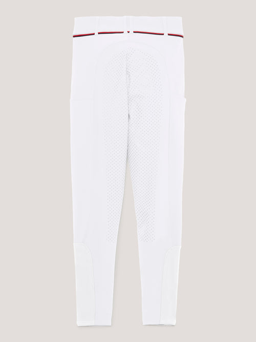 Pantalon Blanc Tommy Hilfiger Equestrian Geneva Knee Grip Femme