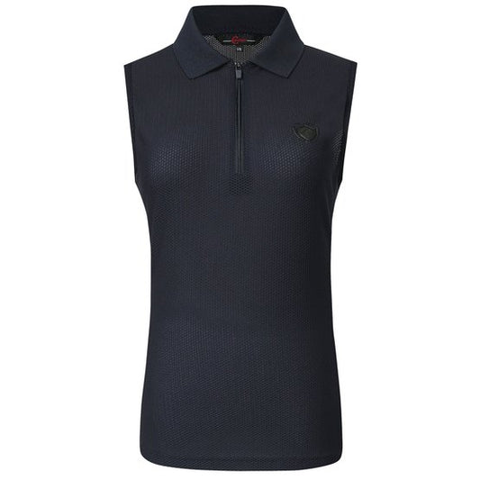 Polo Mesh Covalliero femme Sans Manches Marine