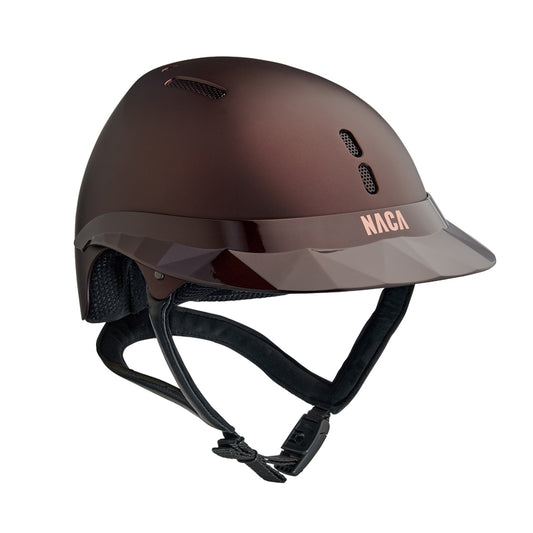 Casque Naca Gravity S Mat Rubis Prune - Visière Large