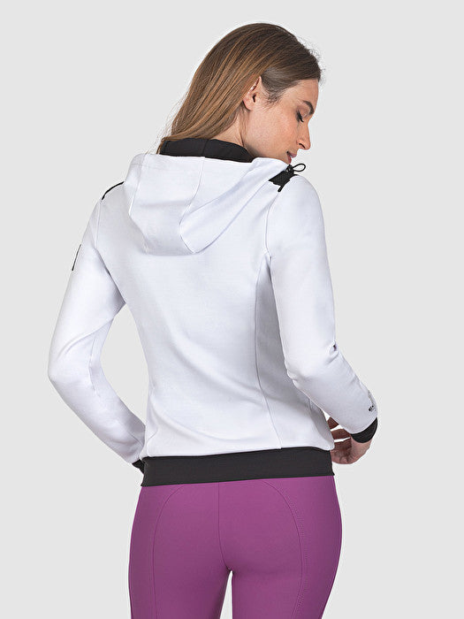 Sweat Zippé Equiline CERRAC Femme Gris