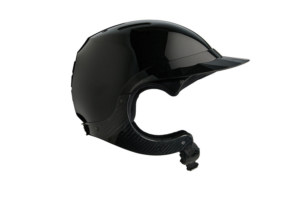 Casque Naca Gravity XP Brillant Noir Onyx - Visière Large