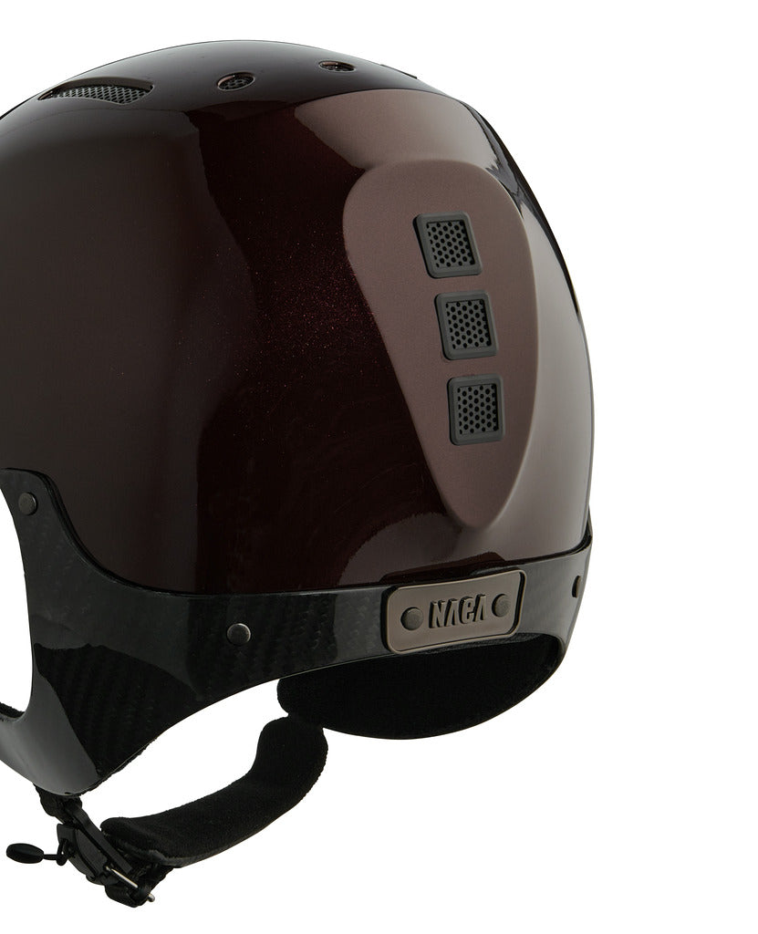 Casque Naca Gravity XP Brillant Rubis Prune - Sans Visière